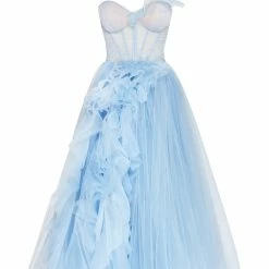 Milla One-Shoulder Midi Tulle Dress COLLECTIONS