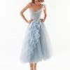 Milla One-Shoulder Midi Tulle Dress COLLECTIONS