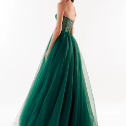 Milla COLLECTIONS Tulle Maxi Dress With A Corset Bustier