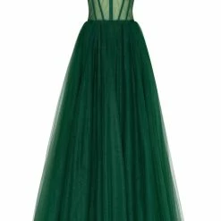 Milla COLLECTIONS Tulle Maxi Dress With A Corset Bustier